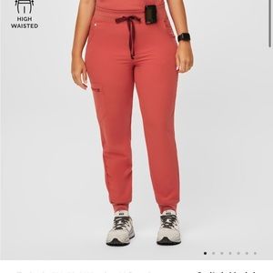 Figs High Waisted Zamora Jogger Scrub Pants size small tall